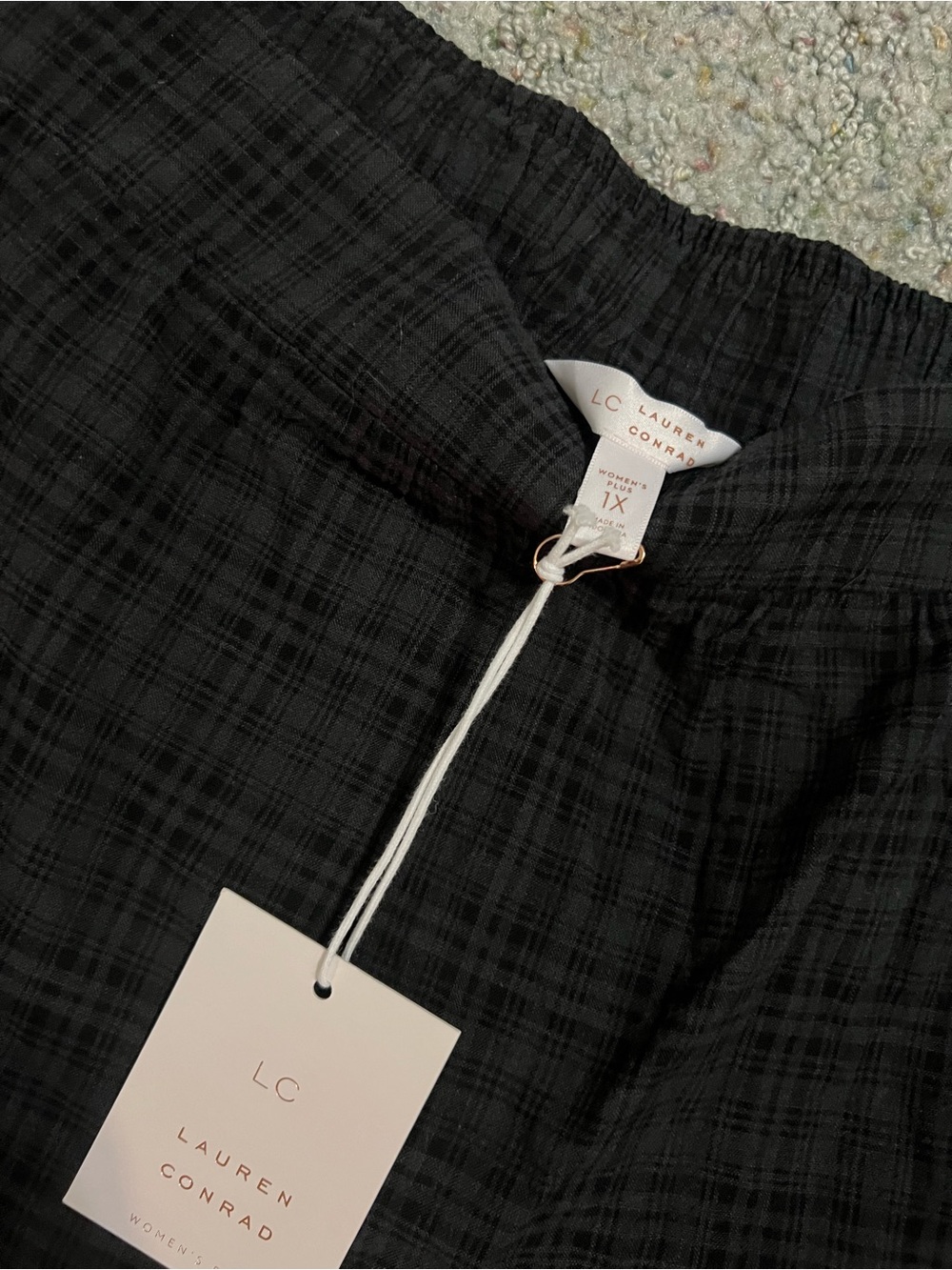 LC Lauren Conrad Black Tiered Midi Skirt - Picture 2 of 5